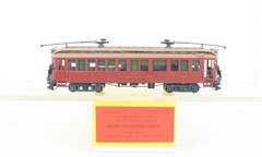 HO Brass E. Suydam & Co Pacific Electric “Eight” Wood Interurban 2 Poles Painted