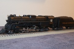 Lionel Train Polar Express Locomotive 1225 And Tender Car Used tested RUN WELL