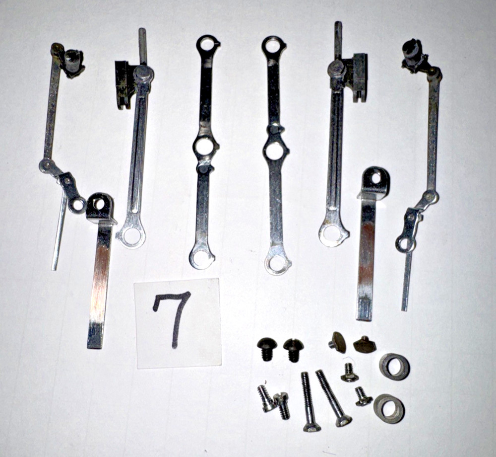 LIONEL O-GAUGE 226E HUDSON LOCOMOTIVE SET SIDE DRIVE LINKAGES/RODS/HARDWARE