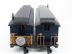 G Scale Bachmann 90016 Royal Blue Steam Locomotive Passenger Train Set