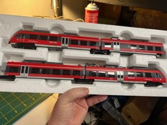 SET Piko 59500 HO Scale Piko electric railcar series 442, db, ag DC runs nicely.