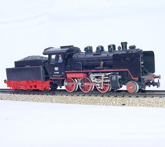 Marklin AC HO 1:87 German DB BR 24 058 Black Medium STEAM LOCOMOTIVE NM`80 Nice!
