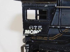 Lionel Trains #675 Steam Engine 2-6-2 version 1948-49 Monon Smokes Runs Postwar