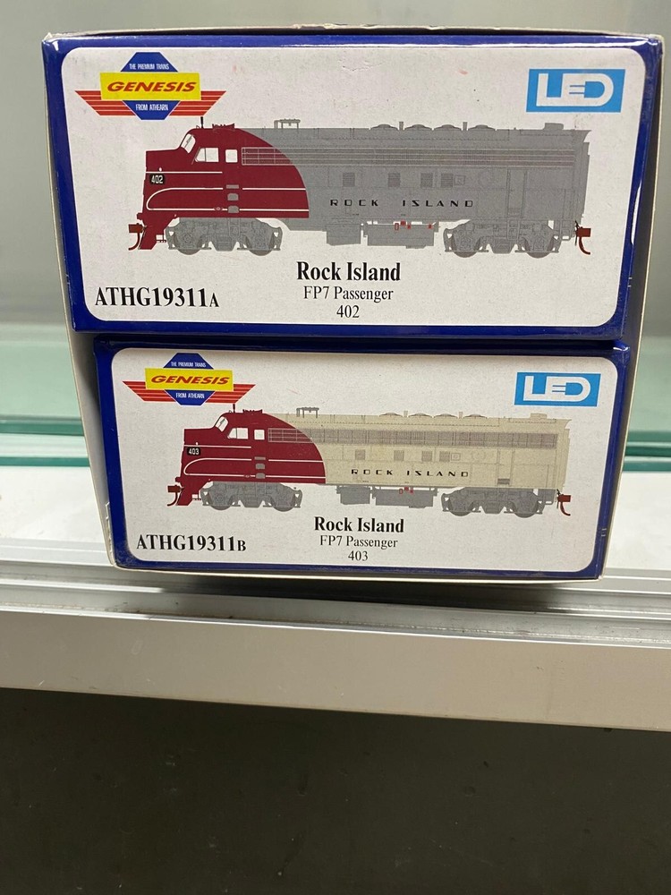 Athearn ATHG19311 HO FP7A/FP7A RI #402/#403 Locomotive DCC READY