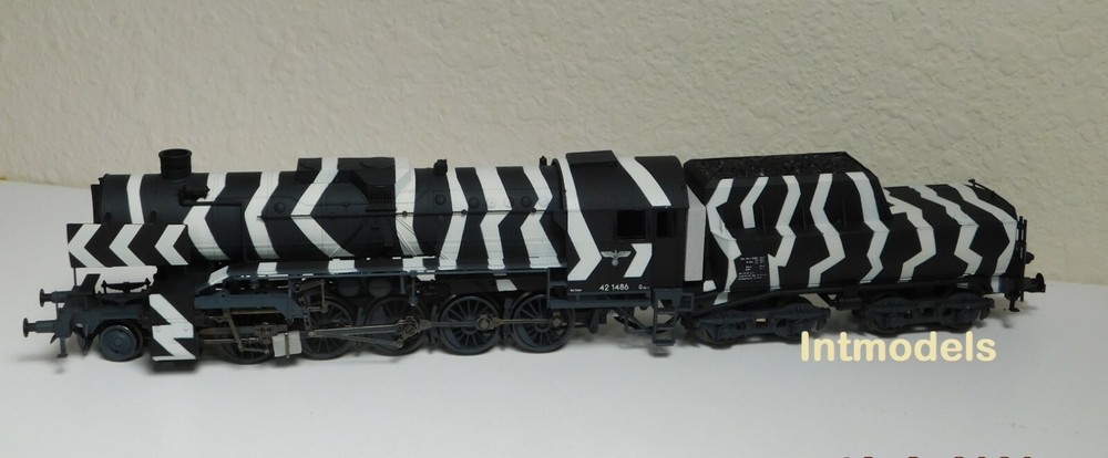 Liliput 131503 BR42 2-10-0 German WWII – Winter-Camo, DRG HO DCC Rdy ERA II