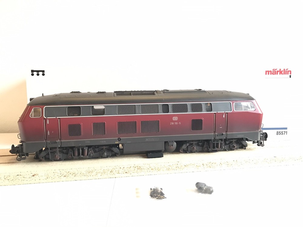 Märklin Diesel Locomotive Gauge 1 Br 218 Item Number 85571 Aged Digital Sound Ob