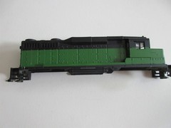 HO Burlington Northern colors undecorated 7.5″ Train Shell Only