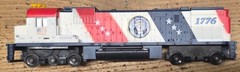 Tyco 1776 Alco 430 244 Powered Lighted Diesel Spirit Of 76 with Caboose