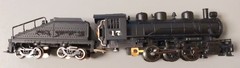 Bachmann 50598 N Unlettered USRA 0-6-0 Switcher Steam Locomotive and Tender #17