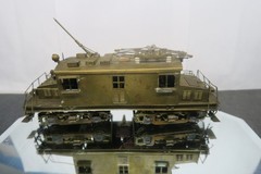 O GAUGE BRASS CSS & SB GE 85 TON STEEPLE CAB! 2 RAIL! NOT RUNNING! FOR PROJECT!