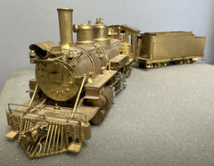 Pacific Fast Mail On3 Brass 2-8-2 K-27 Steam Locomotive D&RGW Unpainted Runs