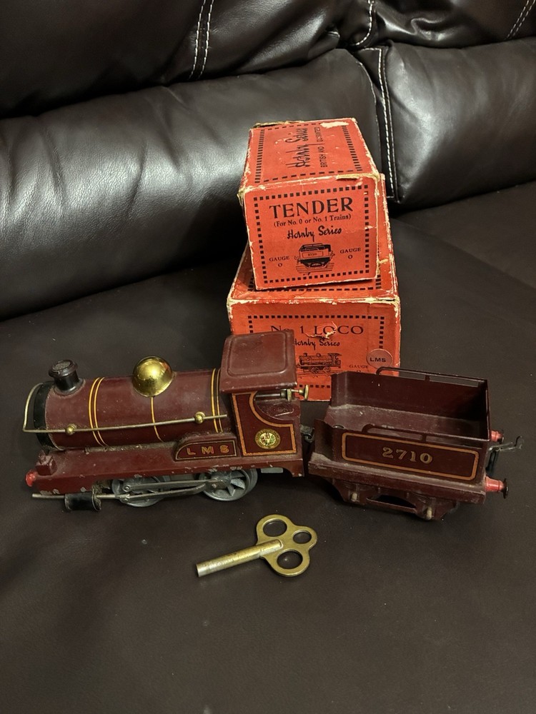 1920s Hornby ClockWork Train & Tender W Original Box