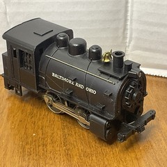Vtg HO Rivarossi Baltimore & Ohio 0-4-0 Dockside Switcher Steam Locomotive #9209