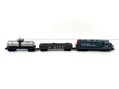 Southern Pacific Dummy Model Locomotive #9725, Tanker #419, & Coal Cart #422