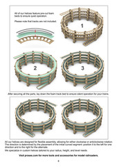 PROMO PRICE! HO Scale Single/Double Track Helix Radius 18″ to 22″ Height 12″