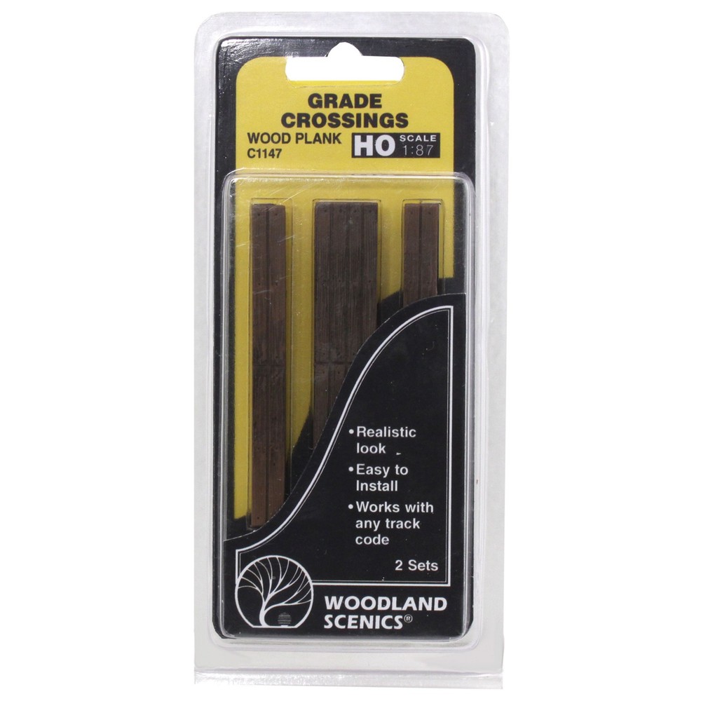Woodland Scenics HO Grade Crossing Wood Plank WOOC1147 HO Accessories