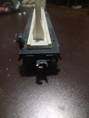 LIONEL 6844 FLAT CAR WITH 6 MISSILES O GAUGE