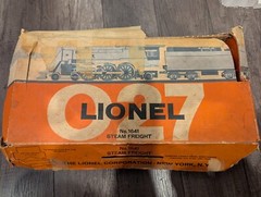 Rare Lionel Train No. 1641 Steam Freight Engine Set w/ Original Box (No Tracks)