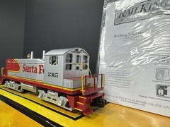MTH 30-20018-1 & -3 Santa Fe Warbonnet NW-2 switcher & calf unit PS 2.0 EX