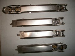 3RD RAIL DIVISION SUNSET MODEL BRASS BURLINTON PIONEER ZEPHYR 4 CAR 3 RAIL SET