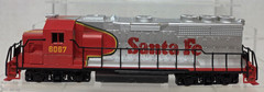 Bachmann HO Scale Santa Fe #6067 GP40 Diesel Dummy Locomotive 0587
