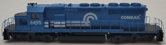 Athearn HO Scale Conrail EMD GP40 Diesel Locomotive #6495 EX