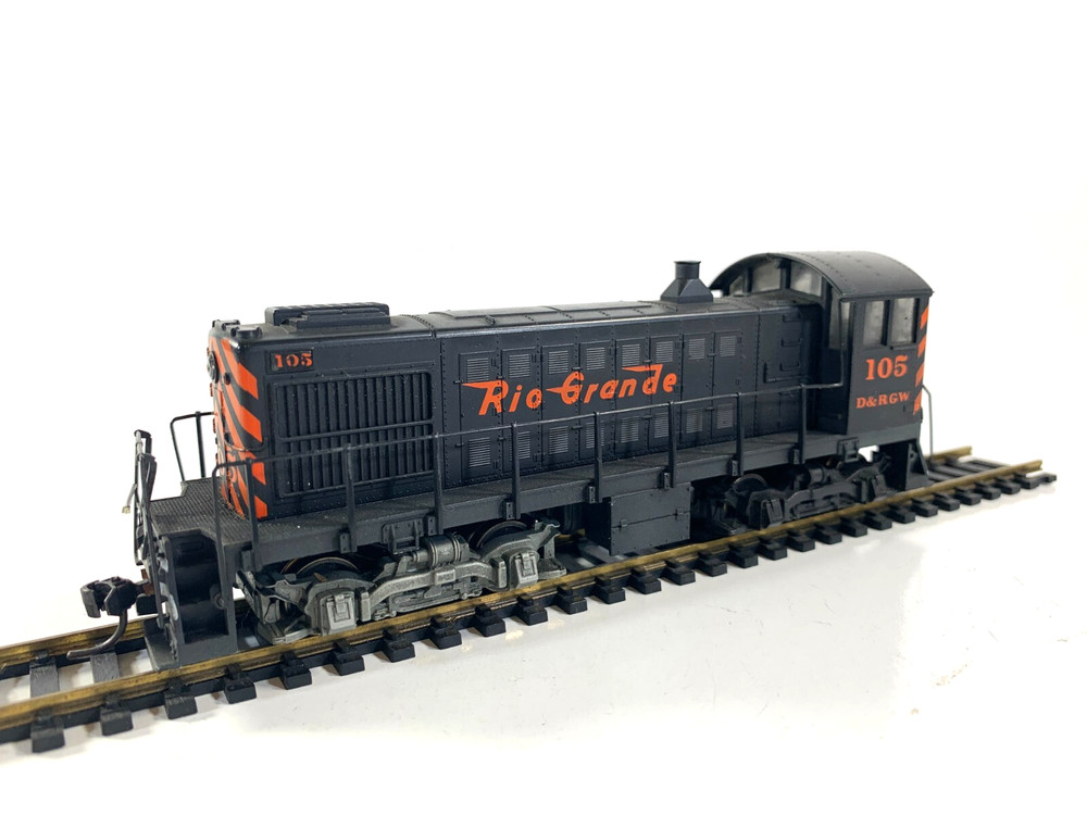Atlas Denver & Rio Grande Switcher #105, HO scale (wrong box)