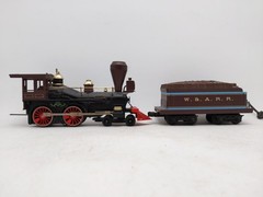 MTH 30-1135-1 O Gauge W.A.R.R. 4-4-0 Texas Steam Locomotive & Tender w/PS1 EX