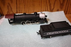HO Train Car 917 Engine Locomotive & Tender Made in Yugoslavia