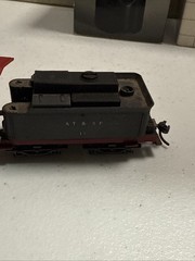 Pocher HO Scale AT & SF 11 Reno Steam Locomotive & Tender DC Model Train