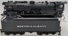 River Raisin Models S BRASS Boston & Albany A1b 2-8-4 Steam Loco & Tender #1442