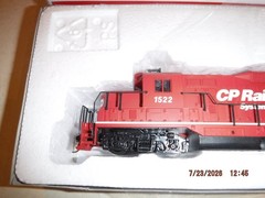 TRAINLINE HO EMD GP9M CANADIAN PACIFIC LOCOMOTIVE #1522 ITEM #931-114 – NEW!
