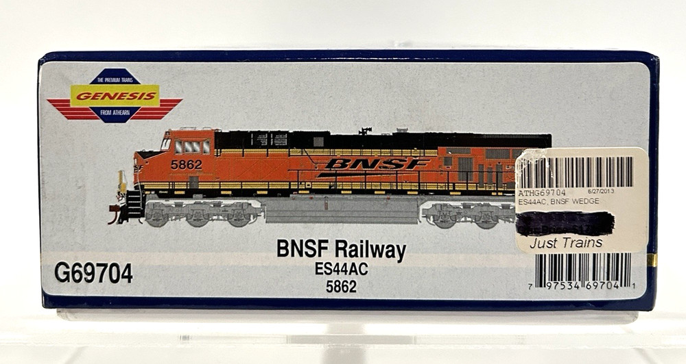 HO Scale Athearn Genesis G69704 Burlington Northern Santa Fe BNSF ES44AC #5862