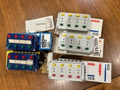 Marklin HO 7072 7273 7274 Accesory Control Lot of 5 (20 accessories) LN/Cheap