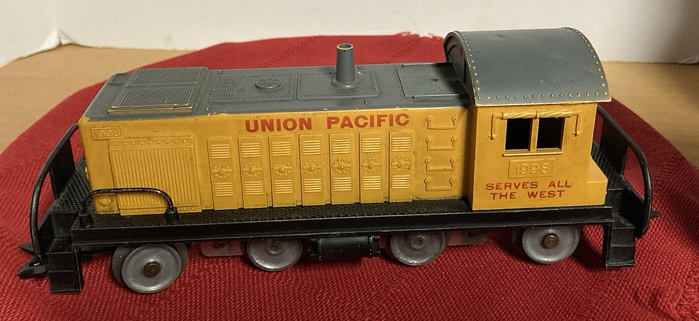 Marx O Scale Union Pacific 199 Diesel Switcher , Runs