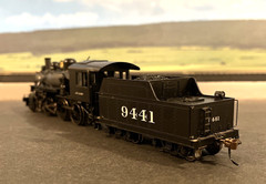 Bachmann HO Alco 2-6-0 Mogul A.T. & S.F. Steam Locomotive w/Sound & DCC #9441
