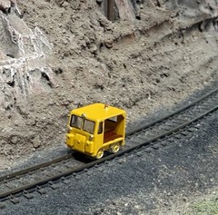 N Scale Maintenance Of Way MOW Speeder Custom Painted