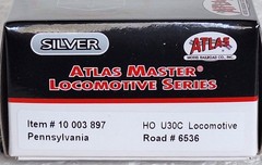 Atlas Silver Series 10003897 HO U30C Pennsylvania #6536