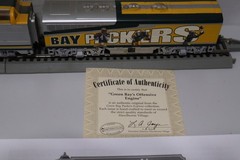 Hawthorne Village NFL Green Bay Packers Locomotives AB HO 3 Pc Train Car Set