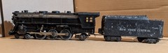 Marx O Gauge 333 Steam Locomotive and Cast New York Central Tender – Tested