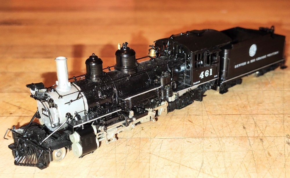 Last Run 1994 Precision Scale HOn3 Brass D&RGW K-27 2-8-2 #461 Beautiful Exc Run