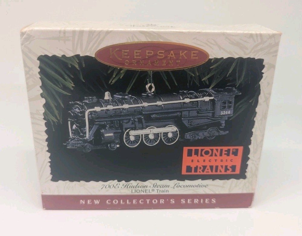 1996 Die-Cast Metal Hallmark Keepsake Ornament 700 E Hudson Steam Locomotive