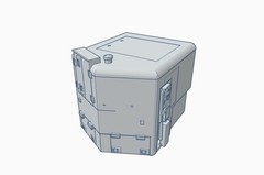 HO SCALE CSX EMD NOSES WITH RCL BOX + MODERN BREAK HANDLE ATTACHED