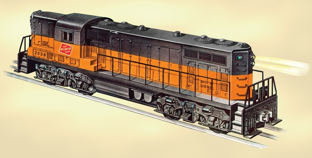 + Lionel 6-38305 O Conventional Classics Milwaukee Road 2338 GP-7 Diesel Engine
