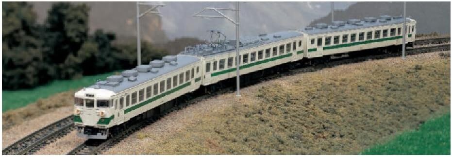 KATO N Gauge 455 Series Green Liner 3-Car Set 10-189 Railway Model Train