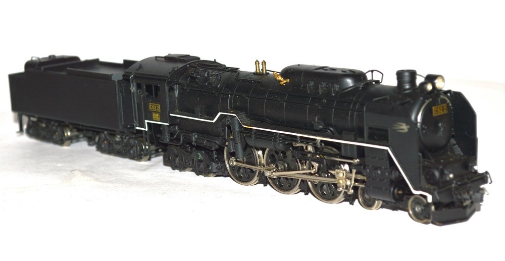 HO Brass JNR Japanese National Ry C62 class 4-6-4 #C62-2 Tenshodo 1973 XLNT!