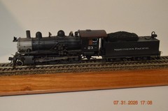 PFM Northern Pacific Y-1 2-8-0 #23 Brass Painted and Weathered Custom Details