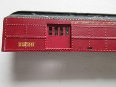 HO Scale LEHIGH VALLEY #1236 hand painted vintage SHELL ONLY