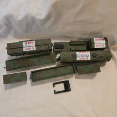 VTG Bachmann MASH 4077th Supply Train HO Scale Set Engine Cars Green Camo Manual