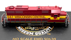 HO SCALETRAINS SXT70036 MUSEUM QUALITY EMD SDL39 WISCONSIN CENTRAL WC DCC SOUND